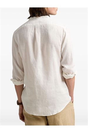 Camicia in lino bianco RALPH LAUREN | 710968925006WHITE